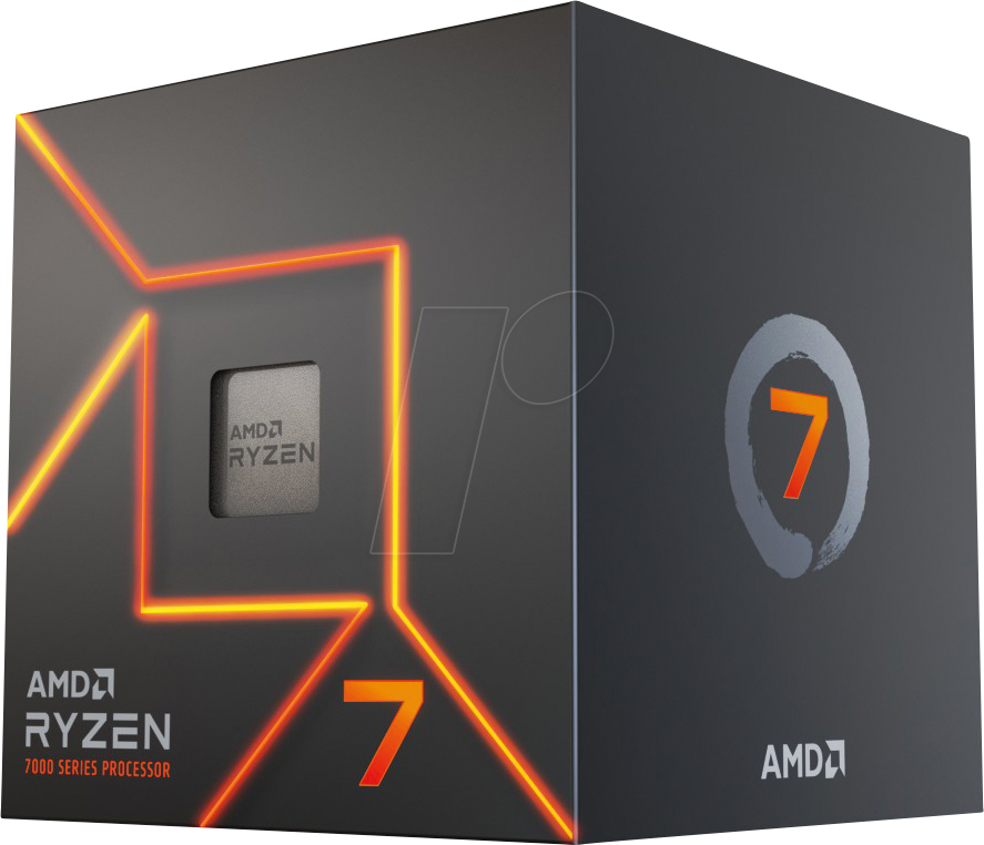 Image of AMD R7-7700 - AMD AM5 Ryzen 7 7700, 8x 3.80GHz, boxed