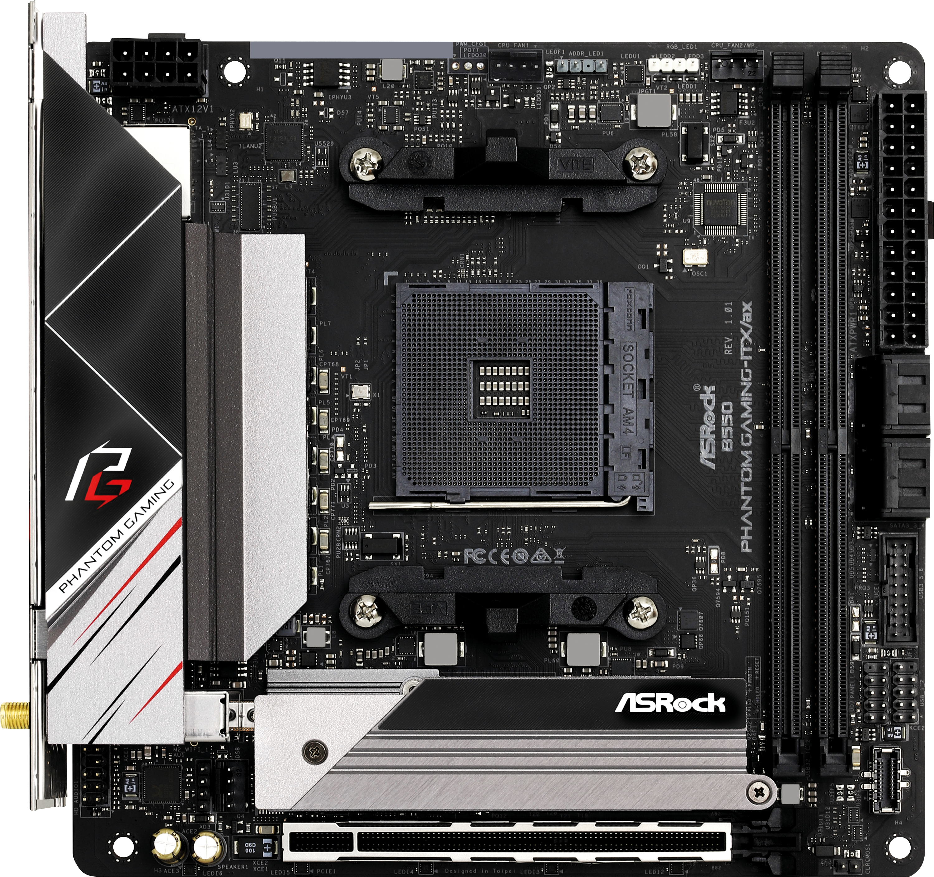 Image of ASR 90MXBD40 - ASRock B550 Phantom Gaming-ITX/ax (AM4)