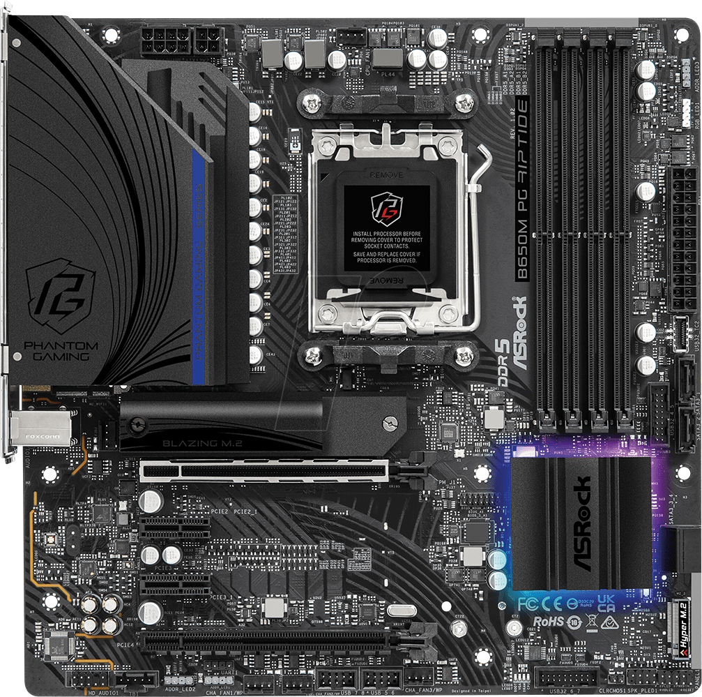 Image of ASR 90MXBJ90 - ASRock B650M Phantom Gaming Riptide (AM5)