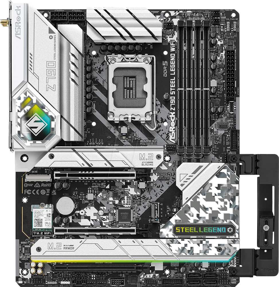 Image of ASR 90MXBKD0 - ASRock Z790 Steel Legend WiFi (1700)