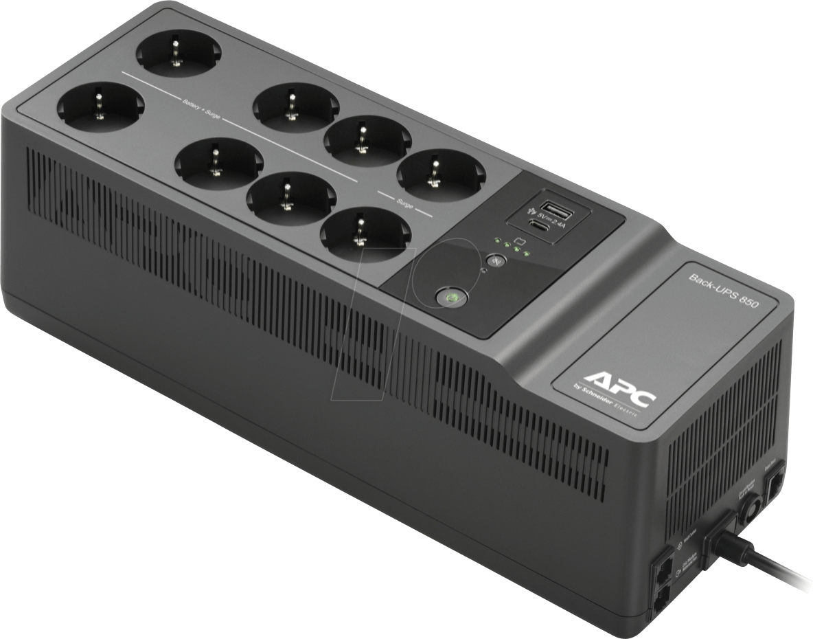 Image of APC BE850G2-GR - Back UPS, 850VA, 230V, USB