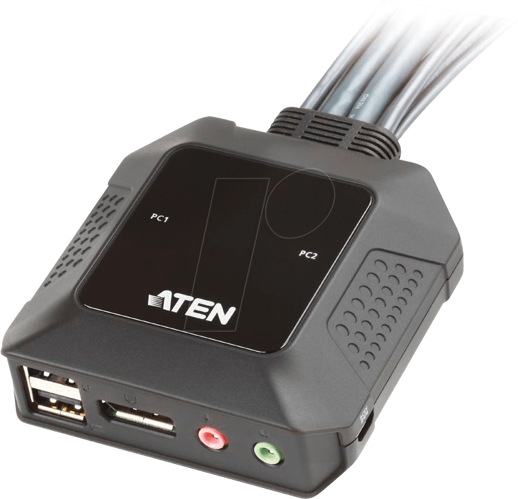 Image of ATEN CS22DP - 2-Port USB DisplayPort KVM-Switch