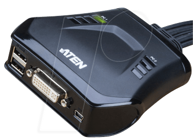 Image of ATEN CS22D - 2 Port USB Kabel KVM , USB und DVI