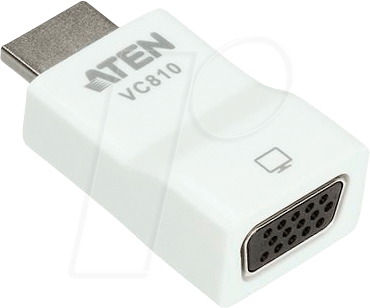 Image of ATEN VC810 - HDMI Adapter, HDMI Stecker auf VGA Buchse