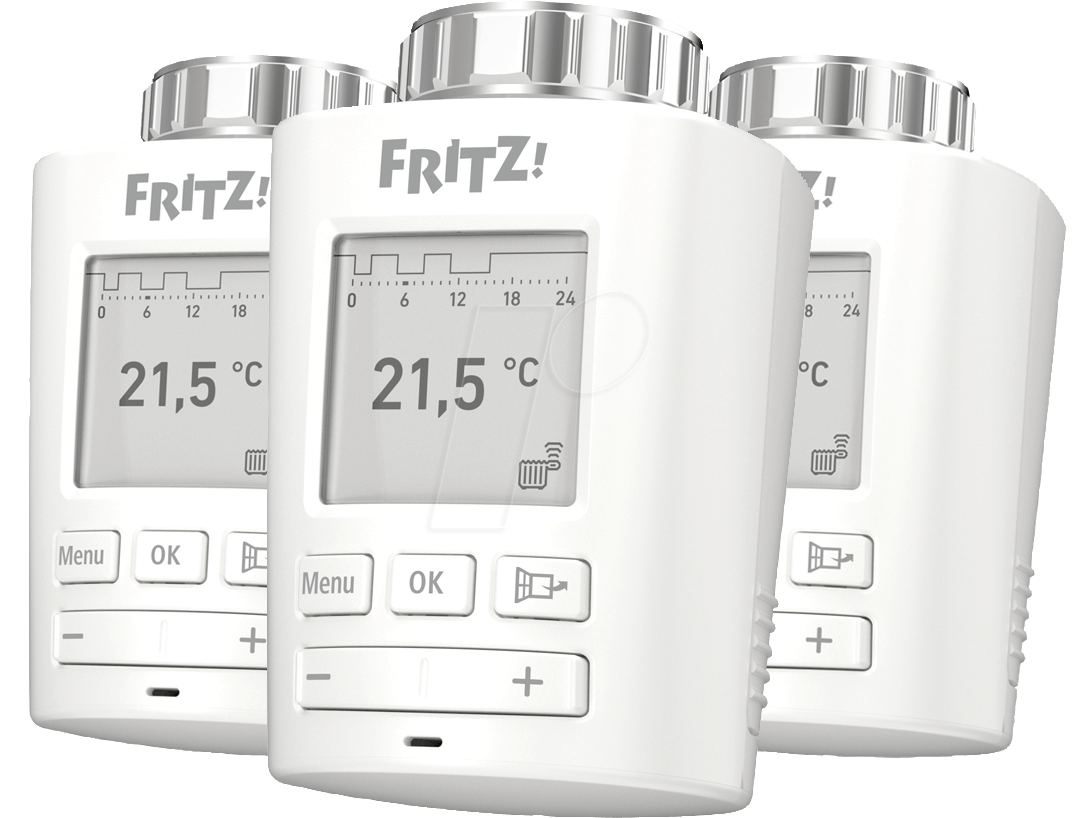 Image of AVM DECT 301B3 - FRITZ!DECT 301 - smarter Heizkörperregler 3er Set