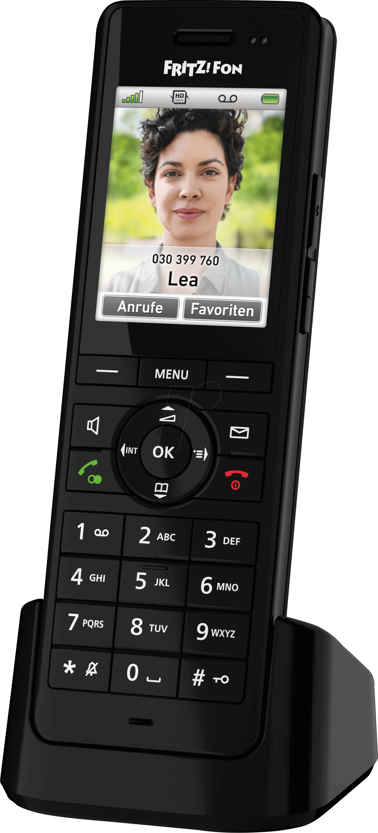 Image of AVM FRITZFON X6B - FRITZ!Fon X6 Black - FRITZ!Box Komforttelefon