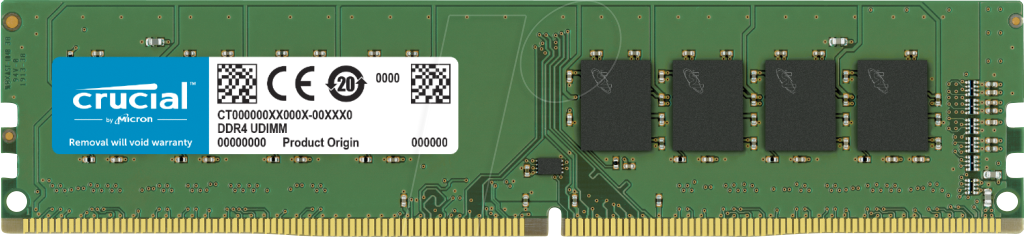 Image of 40CR0427-1019 - 4 GB DDR4 2666 CL19 Crucial