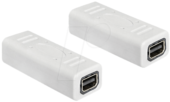 Image of DELOCK 65450 - DisplayPort Adapter, Mini DP Buchse auf Mini DP Buchse