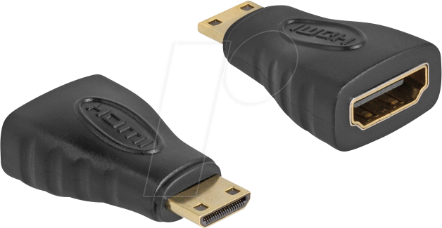 Image of DELOCK 65244 - HDMI Adapter, Mini-C Stecker auf A Buchse