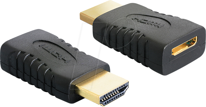 Image of DELOCK 65262 - HDMI Adapter, HDMI Stecker auf Mini Buchse