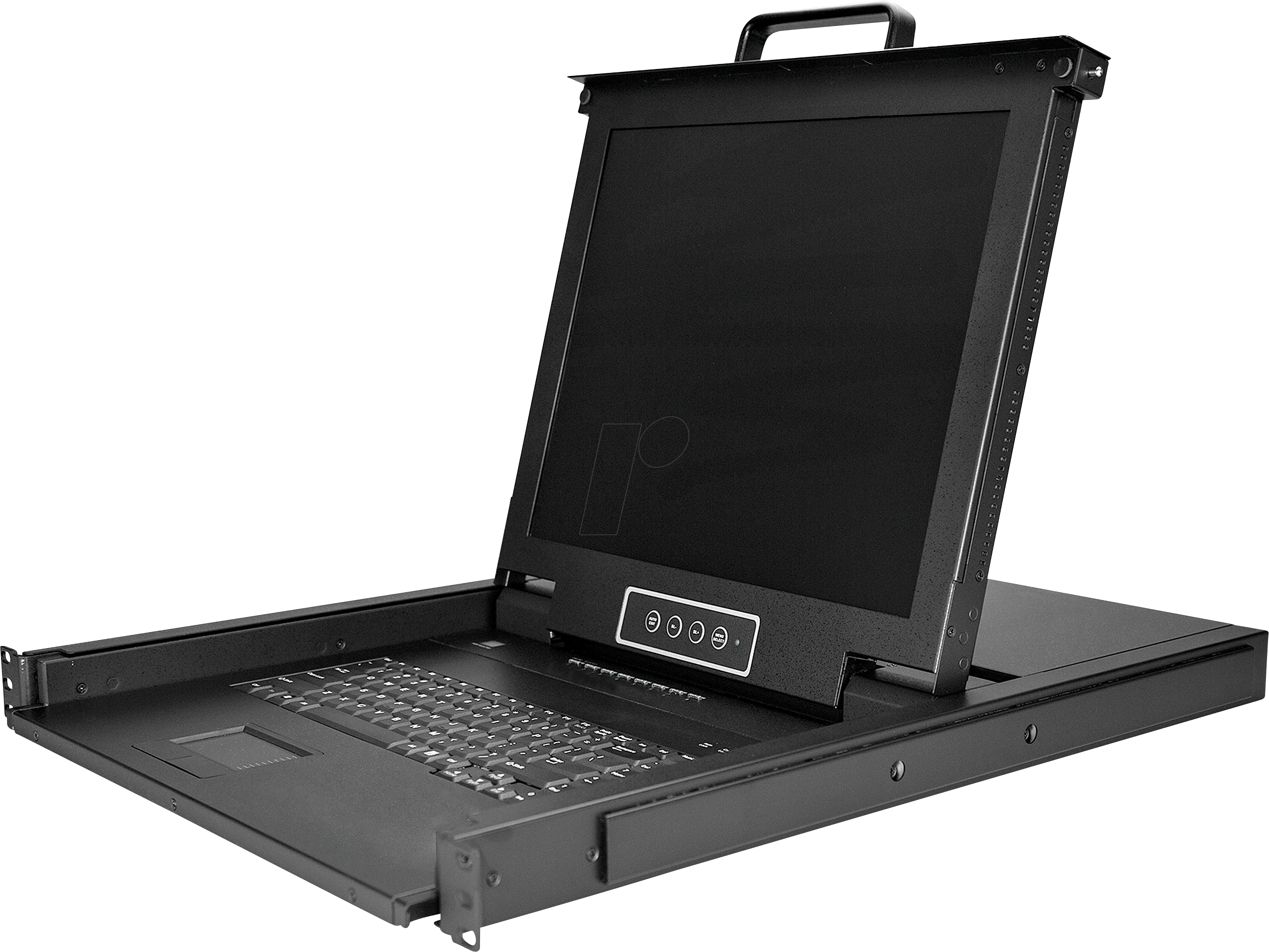 Image of 17" StarTech.com Rackmount KVM Console - 8 Ports with 17" LCD Monitor - KVM console - 17" - 5 ms - Bildschirm