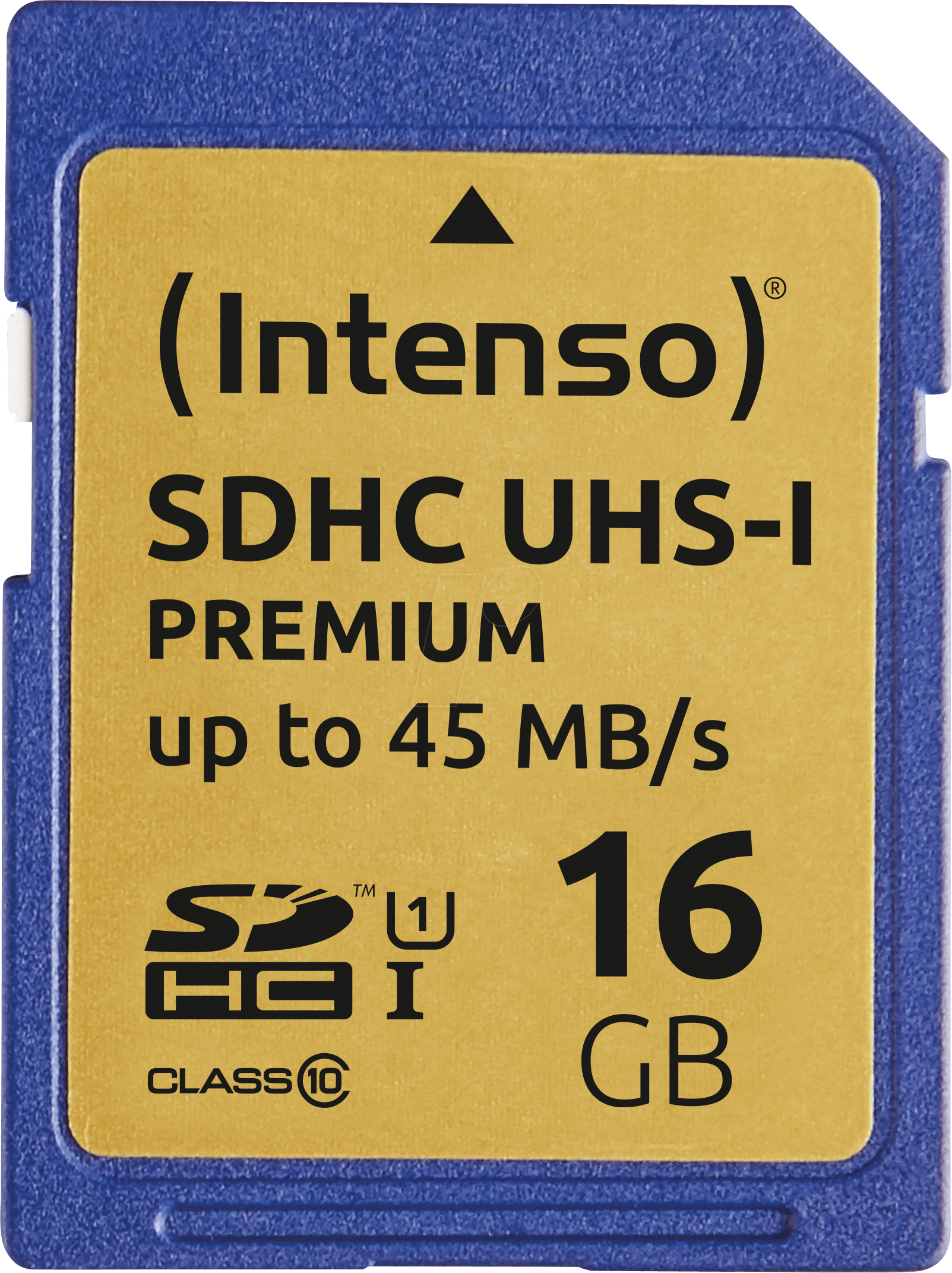 Image of INTENSO 3421470 - SDHC-Speicherkarte 16GB, Intenso Class 10 - UHS-1