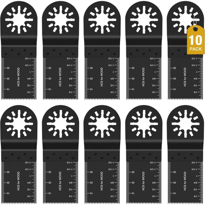 Image of Multitool Sägeblätter Zubehör, Holz Metall Kunststoff Multimaster Sägeblätter Multifunktionswerkzeug Oszillierende Zubehör Universal