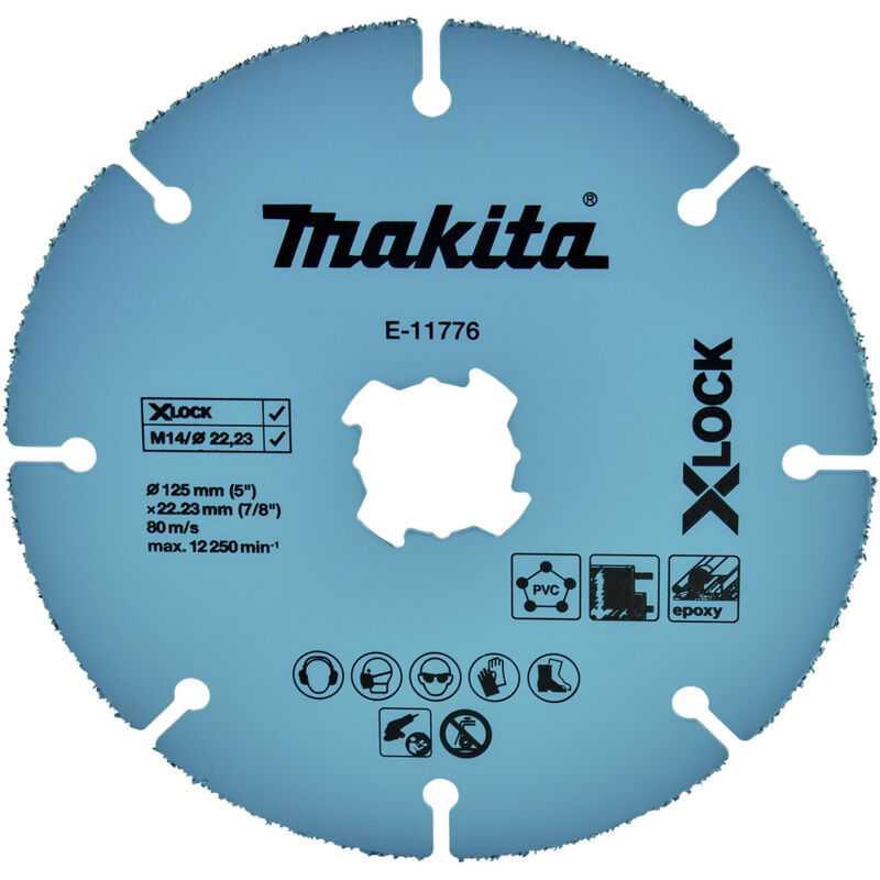 Image of Makita - Trennscheibe 125mm Uni.X-Lock E-11776 Trennscheibe gerade 125 mm 1 St.