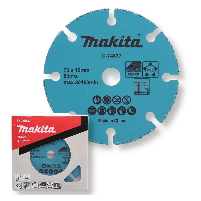 Image of Makita Trennscheibe universal 76mm für 18V Akku-Winkelschleifer DMC300