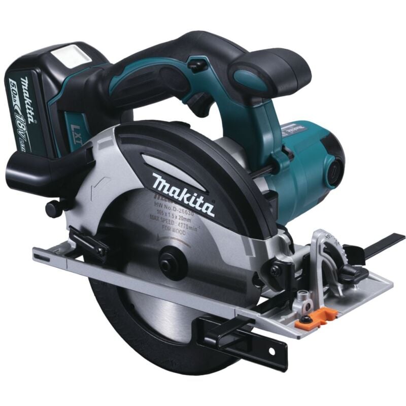 Image of Makita - 18V Akku-Handkreissäge DHS630RTJ 66mm 2x Akku 5.