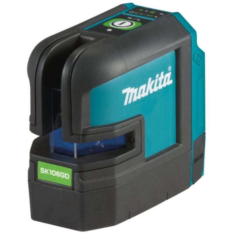 Image of Makita - Akku-Kreuzlinienlaser SK106GDZ grün max. 12 Volt, ohne Akku, ohne Ladegerät