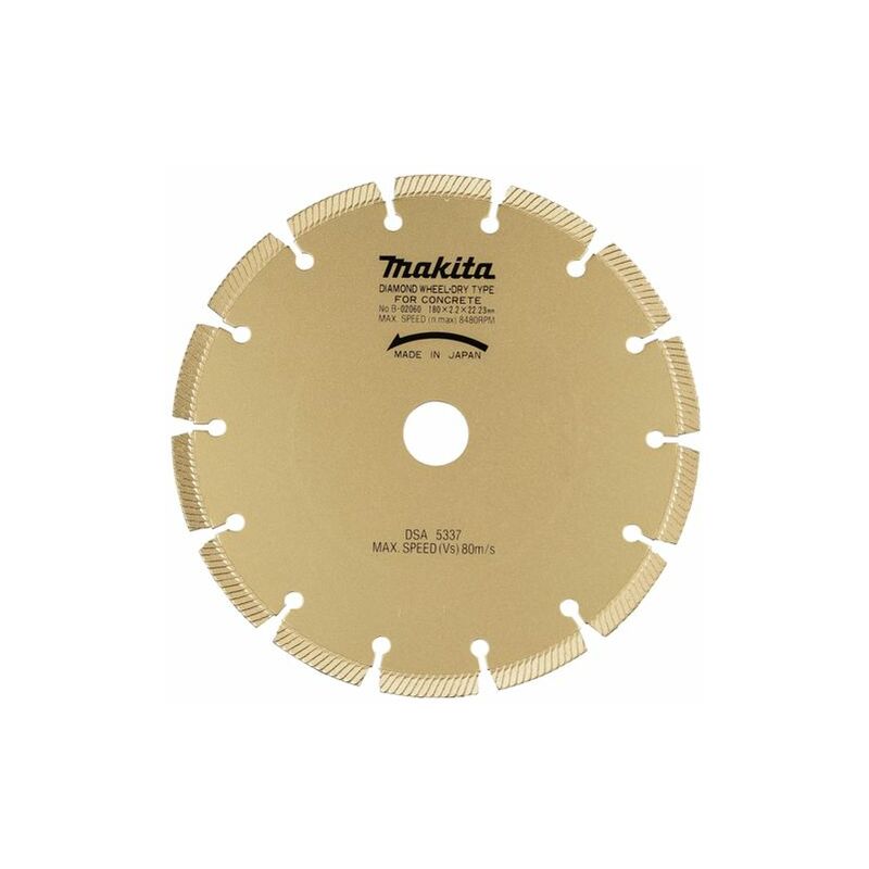 Image of B-02060 180 mm Diamant-Trennscheibe - Makita