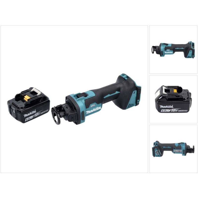 Image of Makita - dco 181 G1 Akku Rotationsschneider 18 v 32000 U/min Brushless + 1x Akku 6,0 Ah - ohne Ladegerät