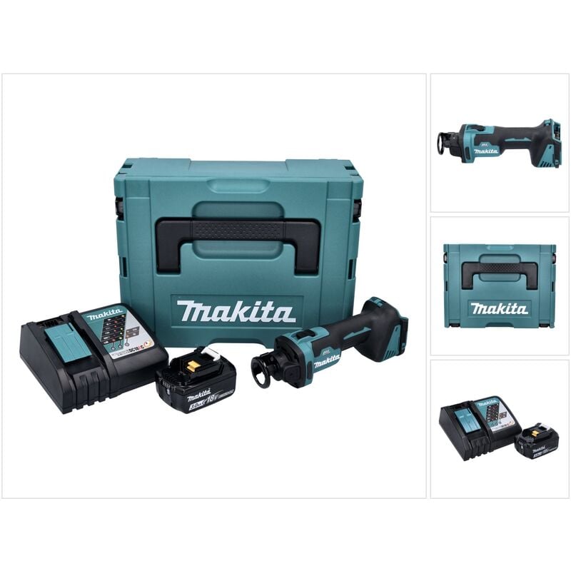 Image of Makita - dco 181 RF1J Akku Rotationsschneider 18 v 32000 U/min Brushless + 1x Akku 3.0 Ah + Ladegerät + Makpac