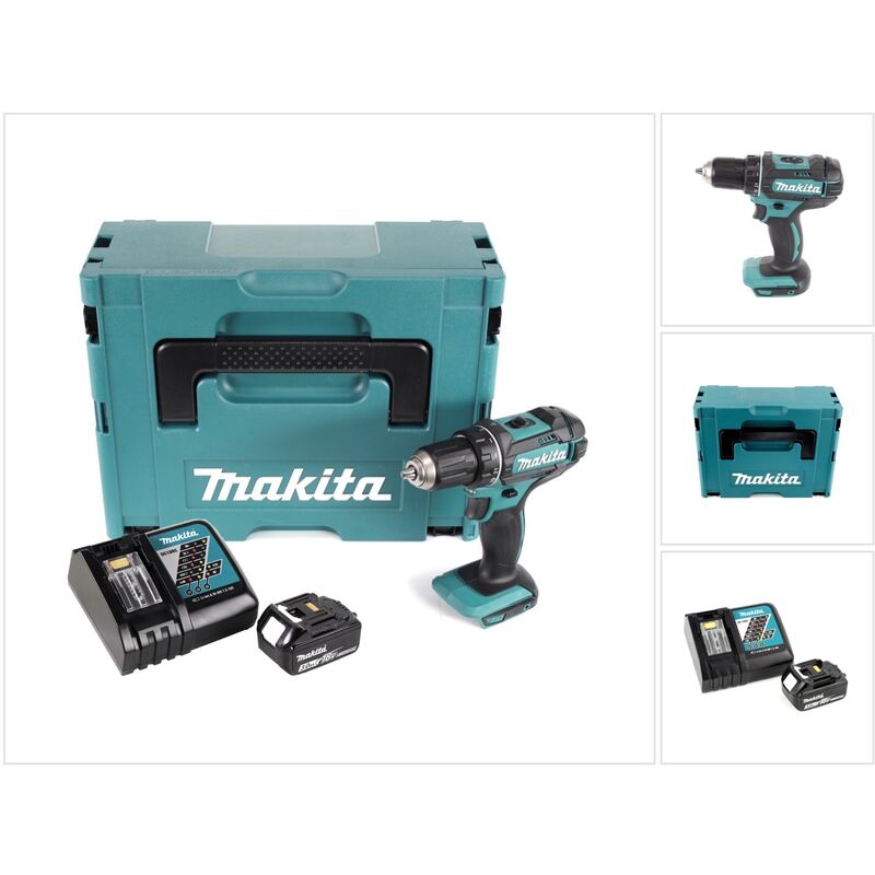 Image of Makita - ddf 482 RF1J Akku Bohrschrauber 18V 62Nm im Makpac + 1x 3,0 Ah Akku + Ladegerät