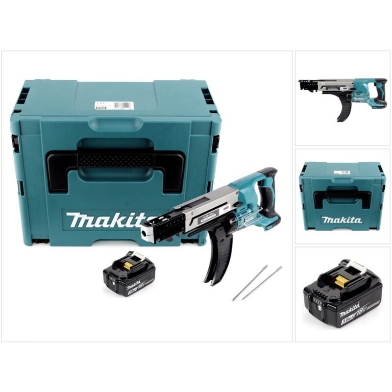 Image of Makita - dfr 750 F1J Akku Magazinschrauber 18V 45-75mm + 1x Akku 3,0Ah + Makpac - ohne Ladegerät