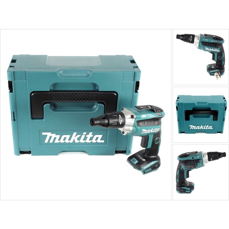 Image of Makita DFS 251 ZJ 18 V Li-Ion Trockenbauschrauber Brushless Solo im Makpac - ohne Akku, ohne Ladegerät