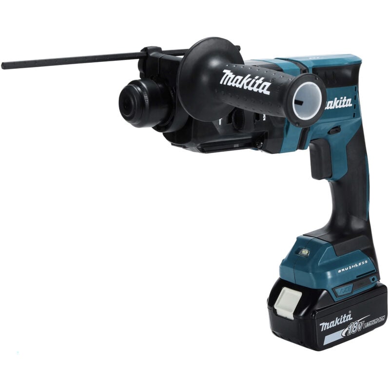 Image of Makita - Akku-Kombihammer DHR182RTWJ, sds-plus 18V, 2x 5,0 Ah und Lader + Absaugung