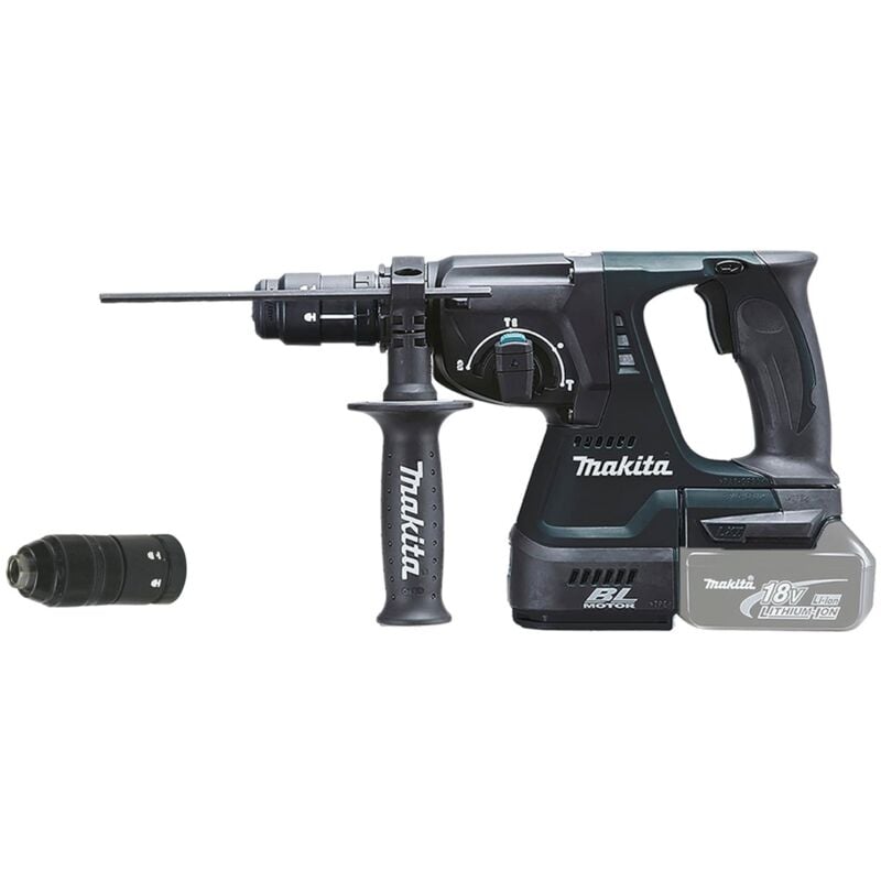 Image of Makita - DHR243ZB Akku-Kombihammer SDS-Plus schwarz 18V Solo