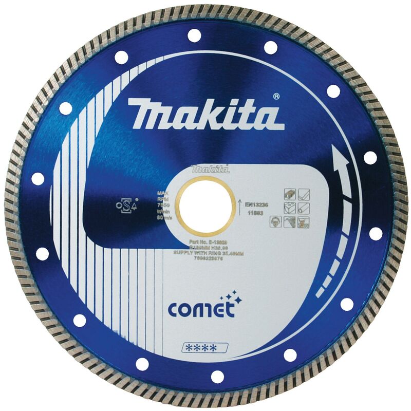 Image of B-12980 Diamantscheibe comet Turboband 115mm - Makita