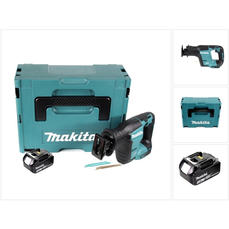 Image of Makita - djr 188 F1J Akku Reciprosäge 18 v Brushless Säbelsäge im Makpac + 1x 3,0 Ah Akku - ohne Ladegerät