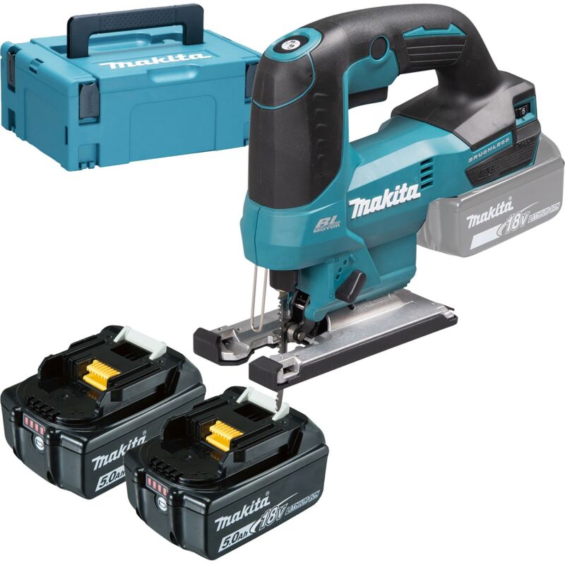 Image of Makita - DJV184RTJ Akku-Pendelhubstichsäge / 2x 5,0 Ah im Makpac