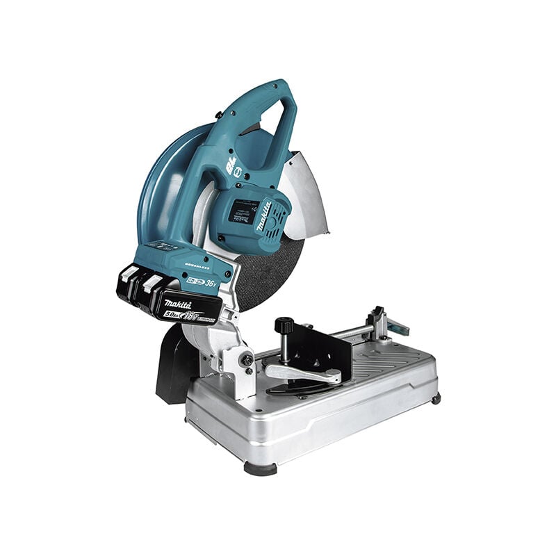 Image of Makita - DLW140PT2 Akku-Metallsäge 18Vx2 5,0Ah lxt bl 355 mm (2 Batterien und Ladegerät)