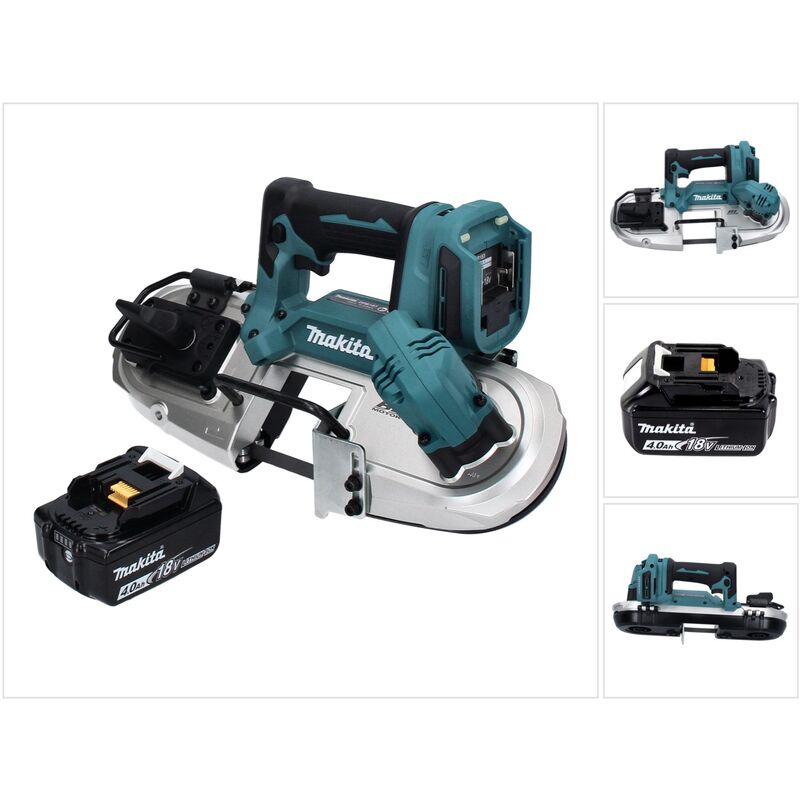 Image of Makita - dpb 183 M1 Akku Bandsäge 18 v 66 mm Brushless + 1x Akku 4,0 Ah - ohne Ladegerät