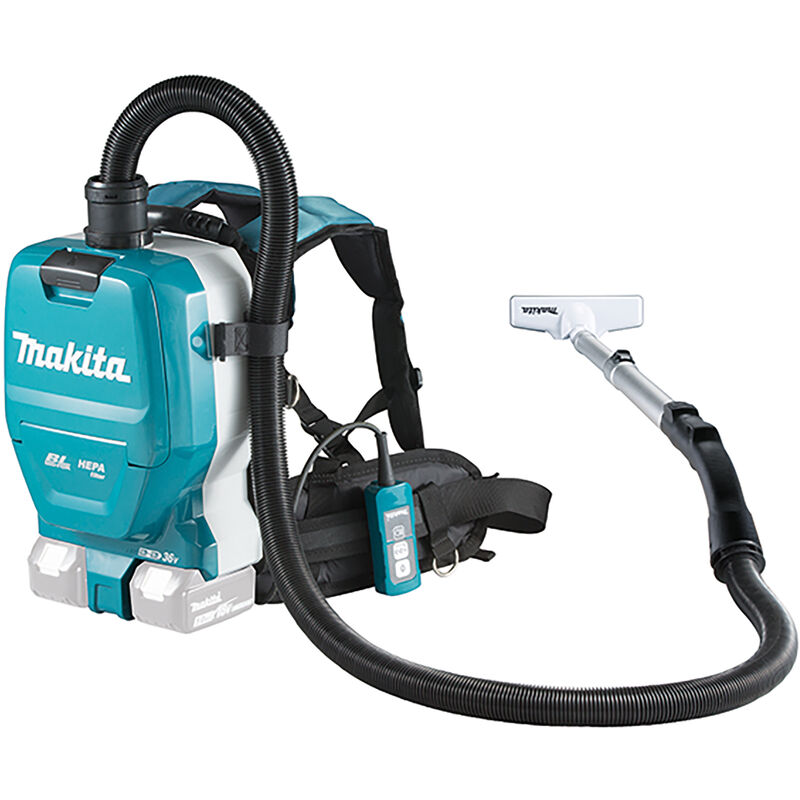 Image of Makita - DVC261Z Rucksackstaubsauger 2L Akku 18Vx2 lxt bl (Kein Akku oder Ladegerät)