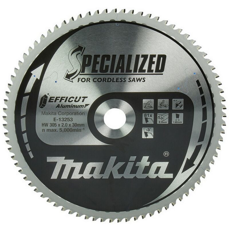 Image of Makita Sägeblatt Säge Holz 305x2,0x30 Z81 EFFICUT E-13253