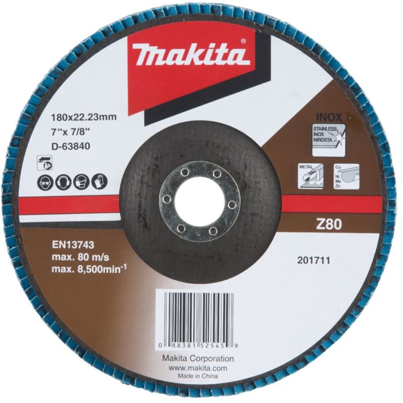 Image of Makita - Fächerschleifscheibe 180mm Z80