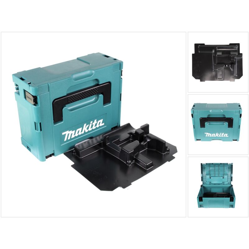 Image of Makita - makpac 2 Systemkoffer - mit Einlage ( 837916-4 )für bhp / dhp / bdf / ddf / btd / dtd