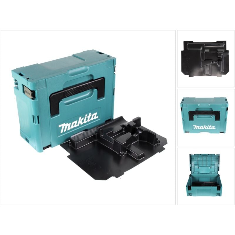 Image of Makita - makpac 2 Systemkoffer - mit Einlage 837916-4 für Schrauber bhp / dhp / bdf / ddf / btd / dtd