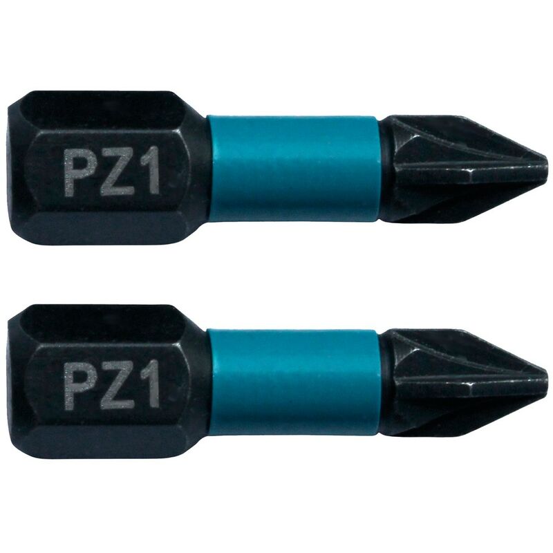 Image of Makita - Bit PZ1 25 mm 2 Stück Impact Black B-63638