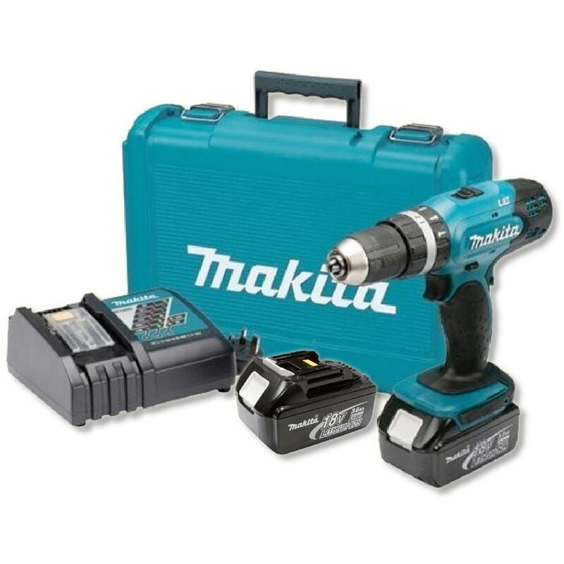 Image of Makita - DHP453RFE 18V Schlagschraubendreherbohrer - Grüne