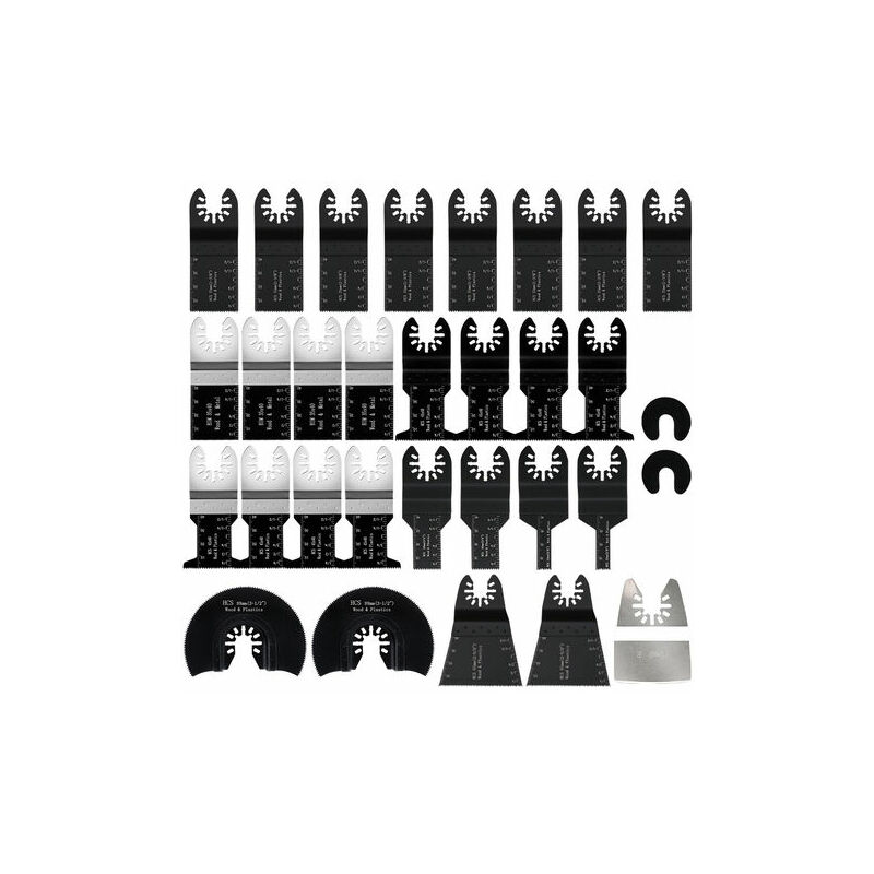 Image of Oszillierende Multi-Tool-Sägeblätter,oszillierendes Multi-Tool-Zubehör, Universal-Sägeblatt für Bosch Dewalt Makita Cut Corners Wood Tile Nail,31