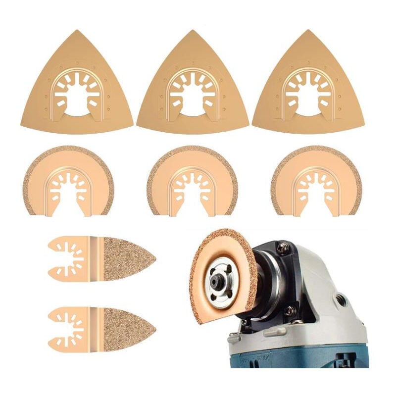 Image of Oszillierendes Zubehör Set Mix Multitool Sägeblätter Kit Multifunktionswerkzeug für Kunststoff/Holz/Soft Metal Cutting für Fein Multimaster Makita