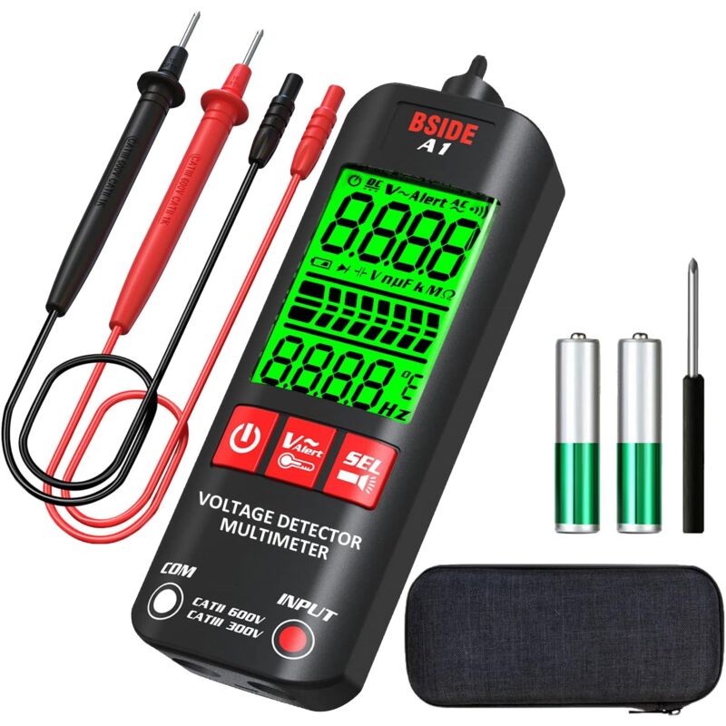 Image of Dolaso - A1 Smart Digital Multimeter, Taschenspannungsprüfer, Spannungsprüfer, 3 Ergebnisse, automatische Reichweite, berührungsloser