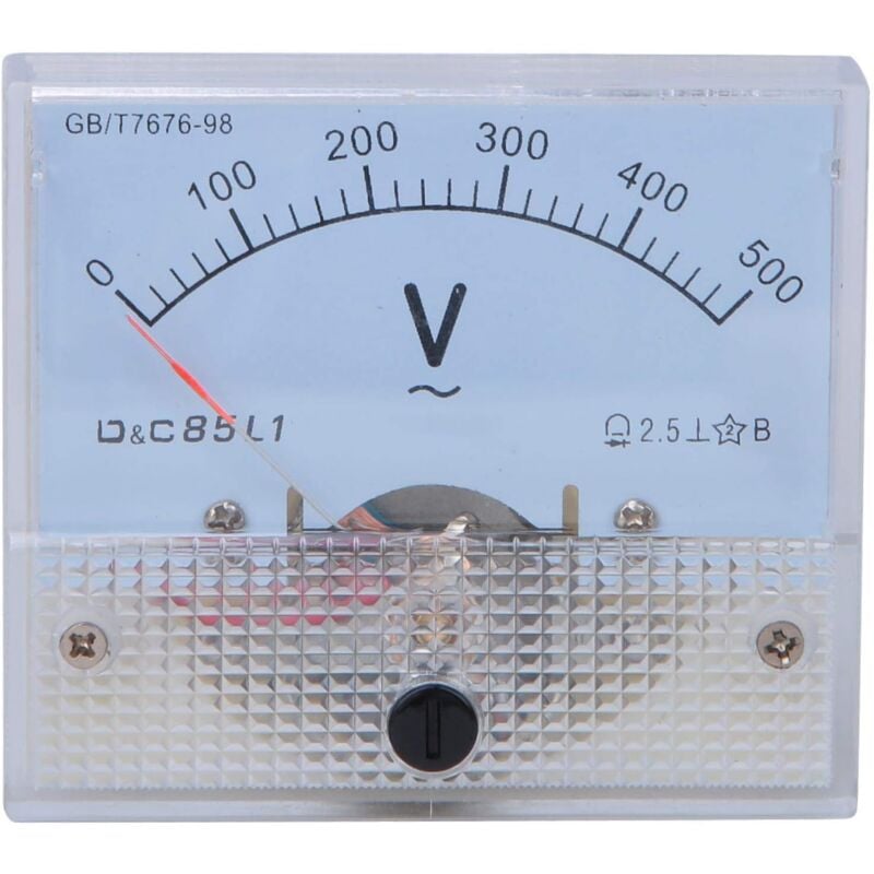 Image of Analoges Voltmeter, mechanisches DC-Voltmeter, Bereich 0–500 v, Spannungsprüfer, Detektor, Messtafel - Ahlsen