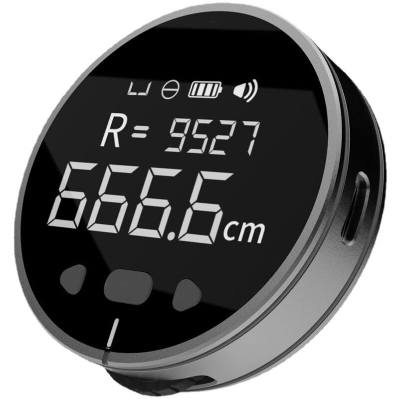 Image of Elektronisches Lineal zur kreisförmigen Längenmessung, digitales Display, wiederaufladbar, gebogene, flexible Oberfläche - Ahlsen