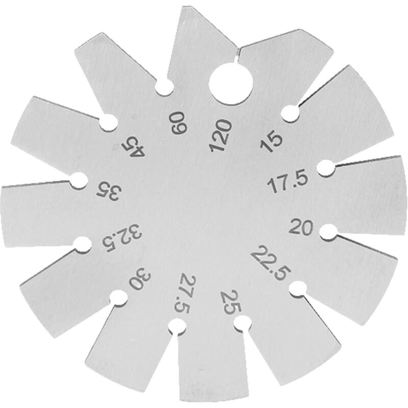 Image of Ahlsen - Messerschräglehre, Meißelwinkelmesser, Hobel, 120°-Messwerkzeug, Schrägwinkellehre, Tischlerschneidewerkzeug,