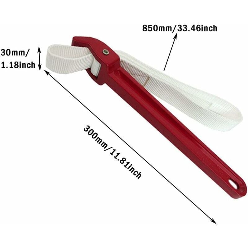 Image of Ahlsen - Riemenschlüssel, Universal-Bandschlüssel, Gummi-Bandschlüssel, Multi-Tool-Schraubenschlüssel, Standard-verstellbarer Universal-Bandschlüssel