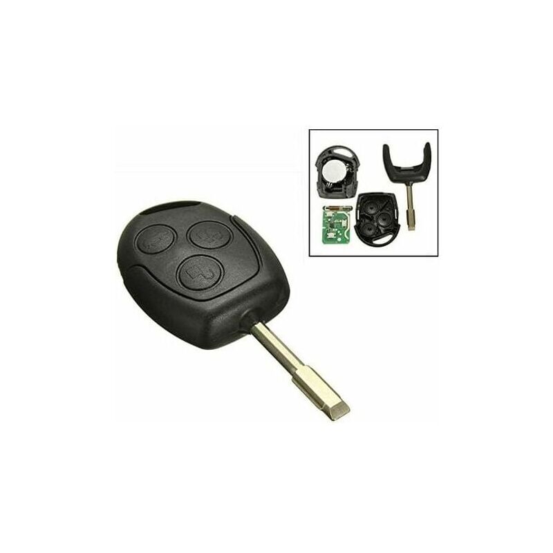 Image of Stück 3 Tasten 433 MHz Remote Entry Key fob für Ford/Mondeo/Fiesta/Focus/KA Transit - Ahlsen