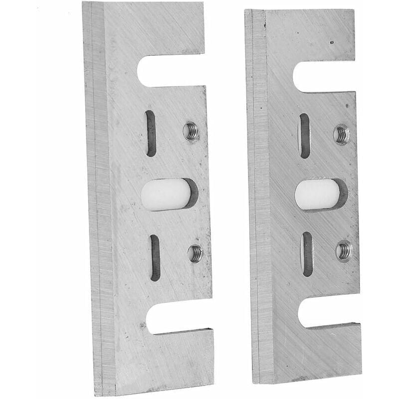 Image of Stück zwei Paar manuelle HSS-Elektrohobel-Ersatzklingen für Holzbearbeitungshobelmaschinen - Ahlsen